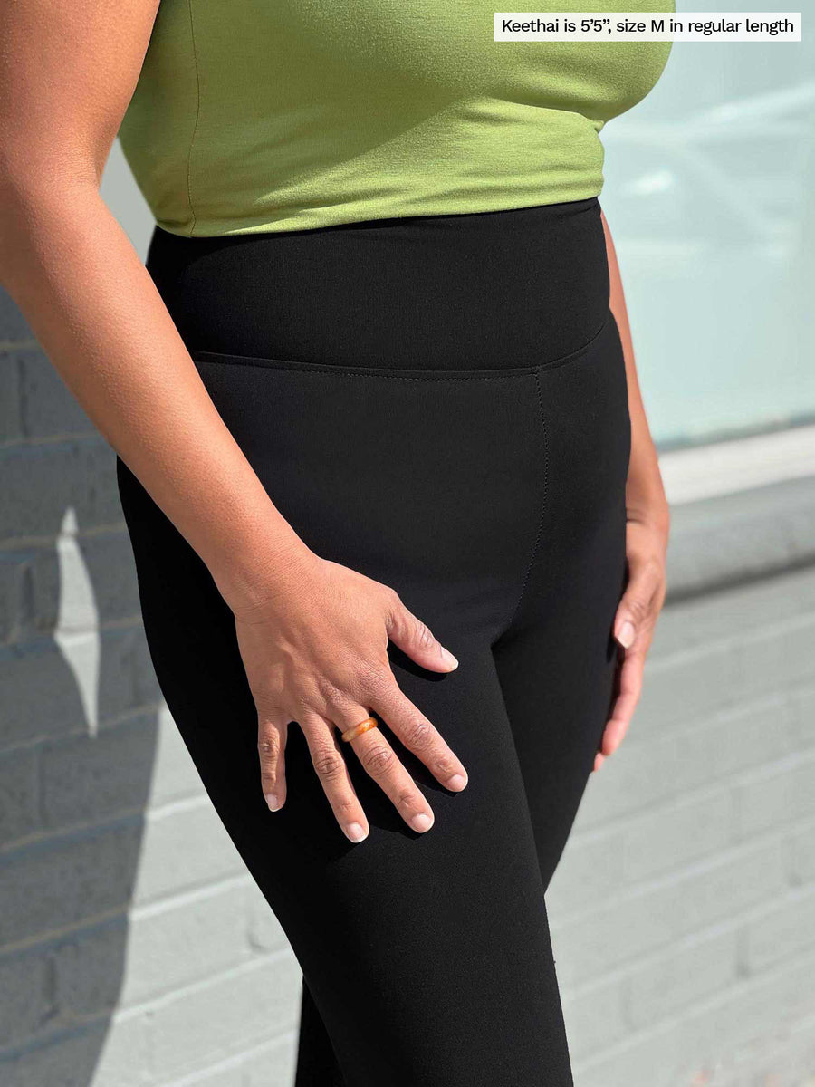 High waisted thick band clearance leggings