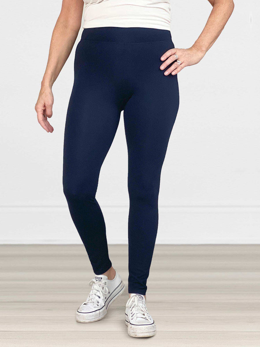 To the Moon & Back Lucy Navy Blue Leggings Yoga Pants - Women