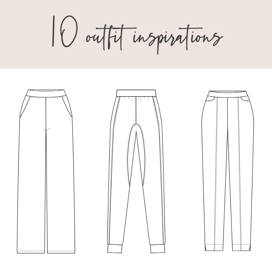 10 outfit inspirations with dress pants blog cover