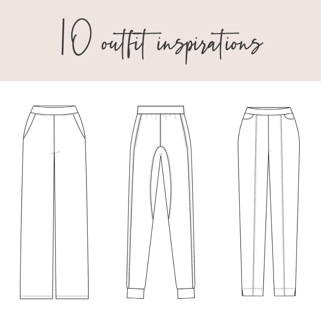 10 Ways to Style One Pair of Black Pants  Styling Wardrobe Basics Slow  Fashion 