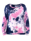 An off figure image of Miik's Aurelia lightweight french terry sweatshirt in northern lights #color_northern-lights 