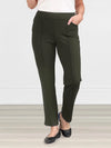 Christal pull-on pintuck ankle pant