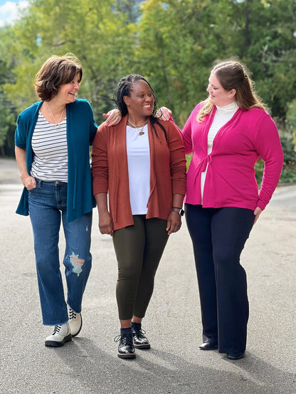 Cardigan Sadira à nouer à la taille - VENTE FINALE 