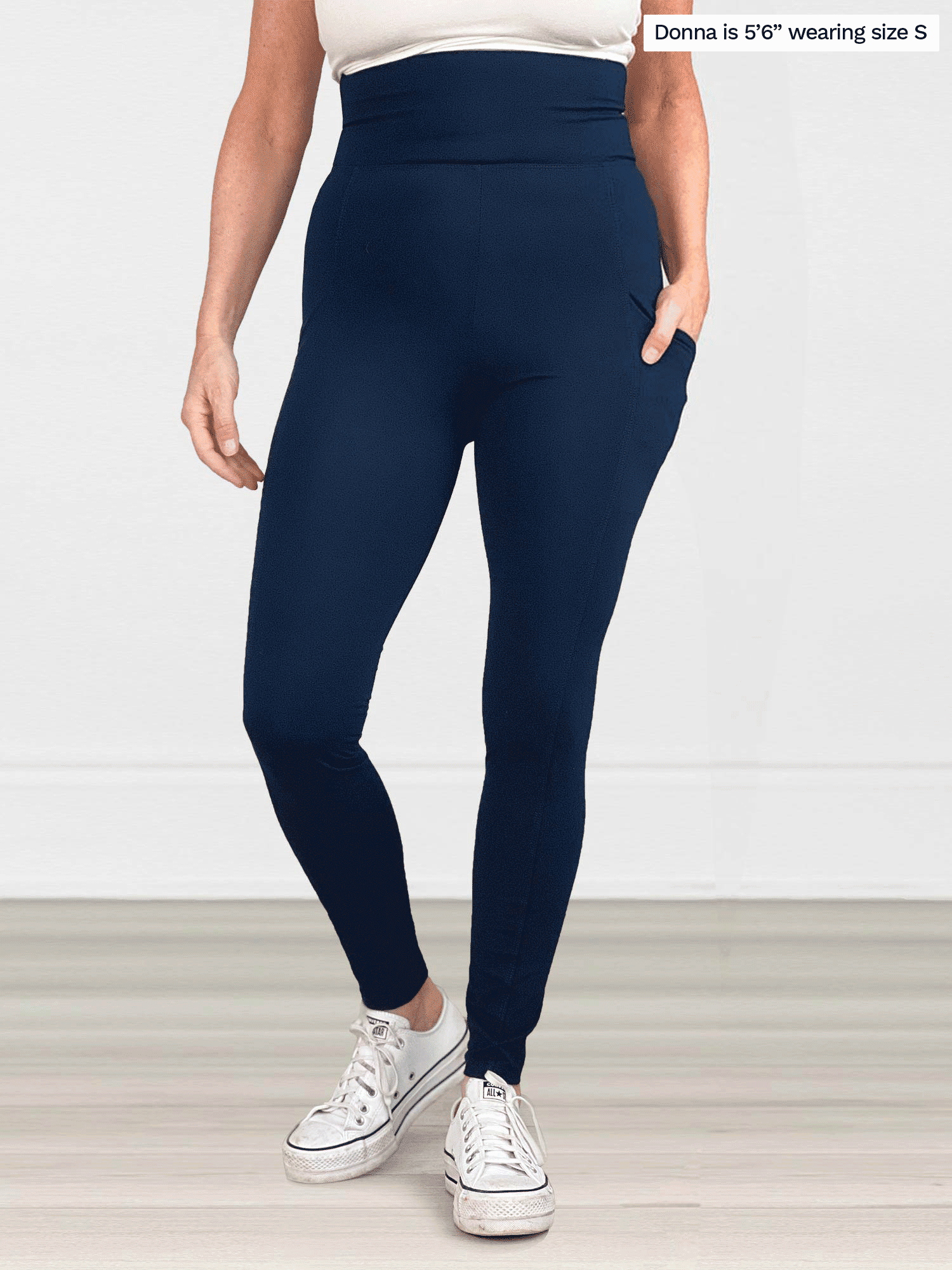 Arcaa - Versatile movement, our ribbed Mya leggings now available in  Midnight Navy 🌿