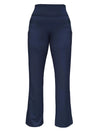 An off figure image of Miik's Sierra high waisted pocket pant in navy 