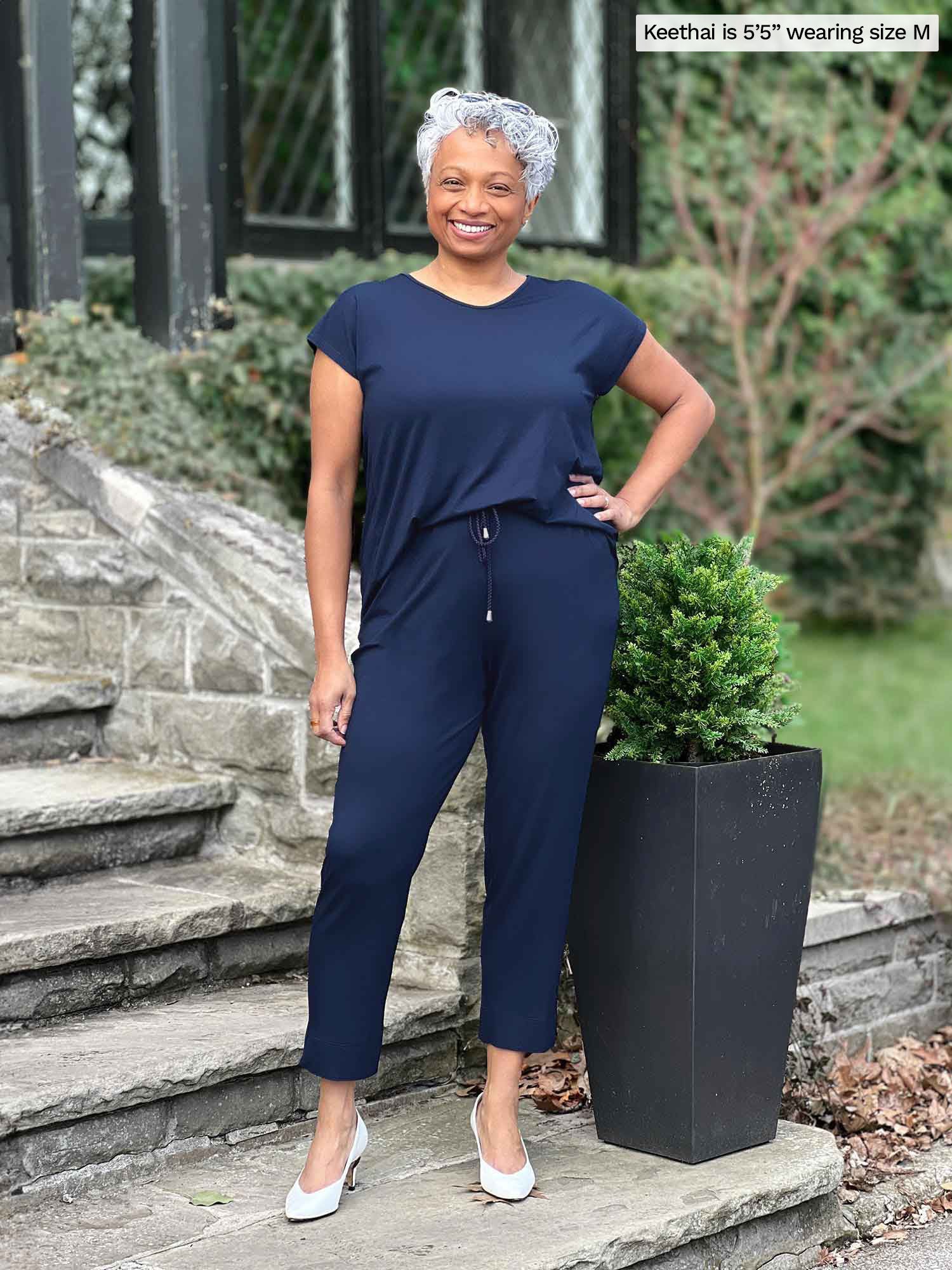 Versatile Open-back Jumpsuits Made in Canada, Miik