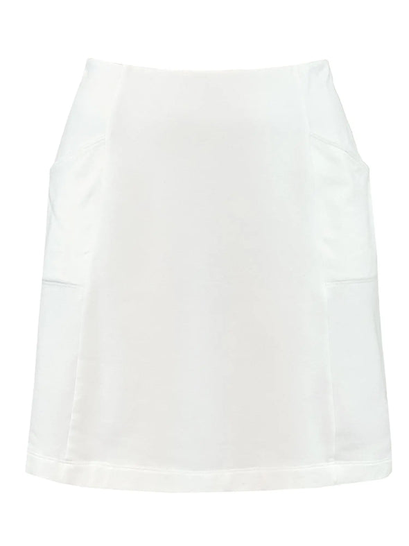 An off figure image of Miik's Tessa high waisted pocket skort in natutal #color_natural