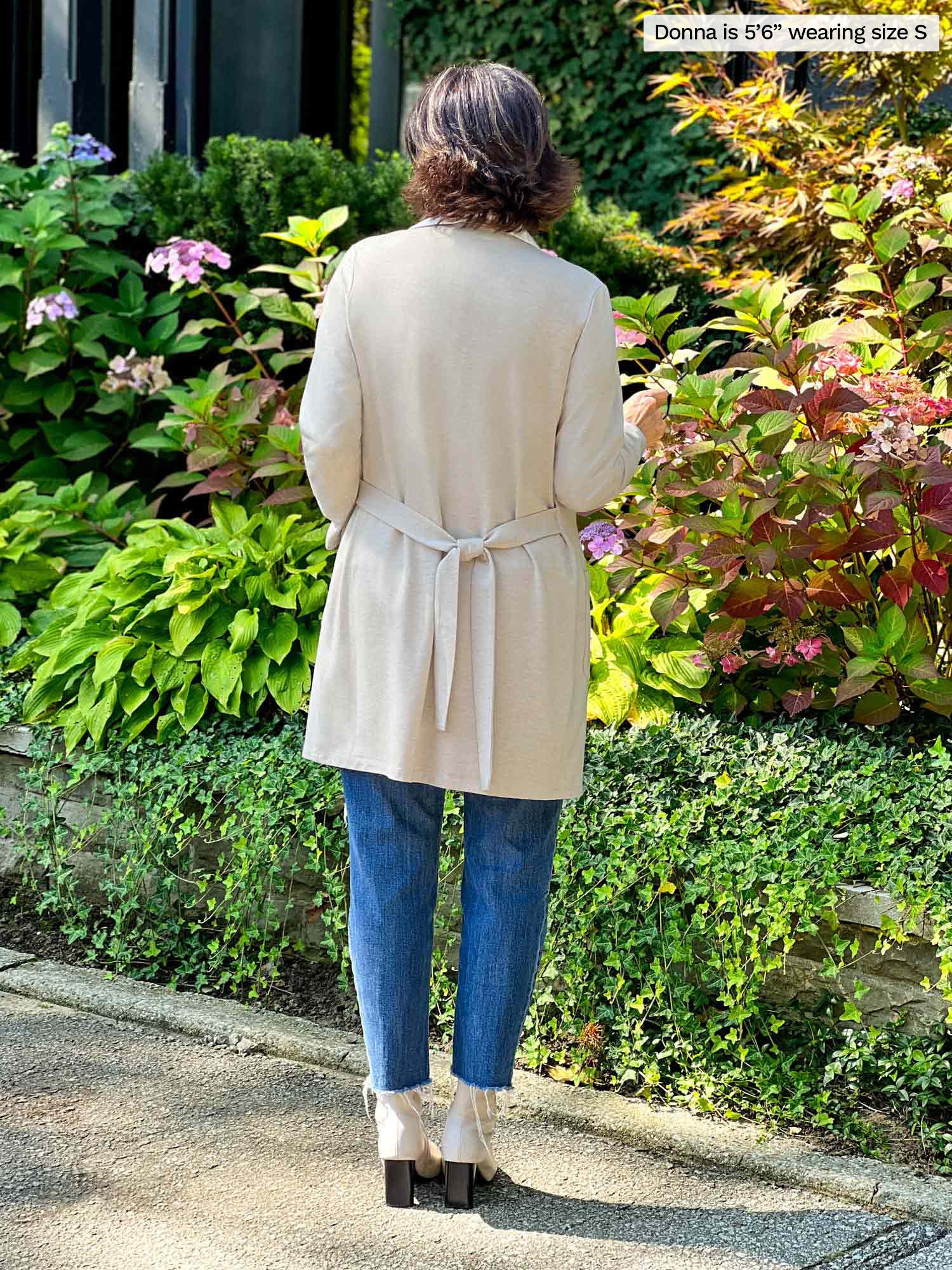 Vula belted cardigan with pockets