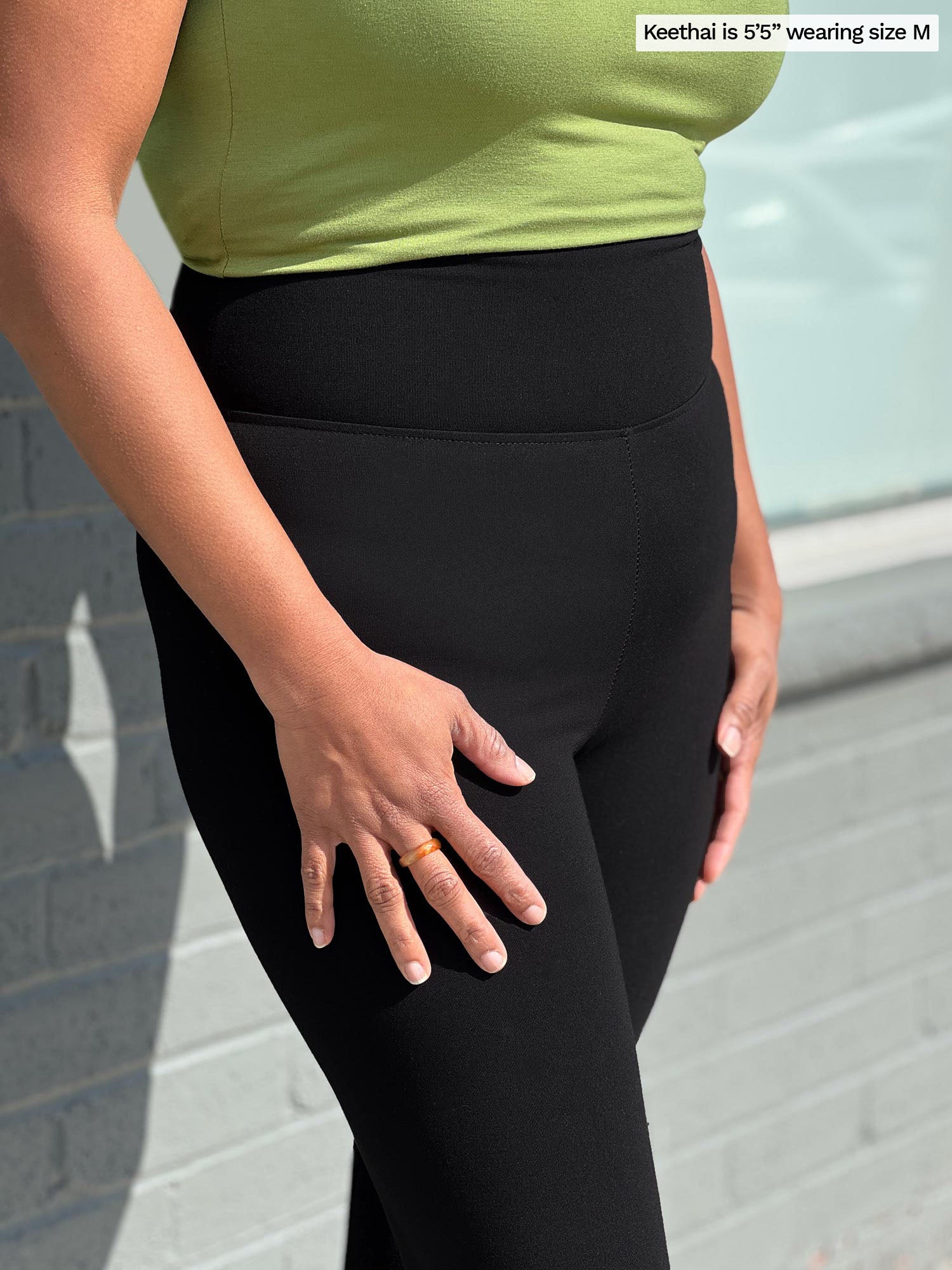 Soft Basic Solid Color Women's Capri Leggings - Ultra Soft High