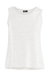 An off figure of Miik's Shandra reversible tank top in off white.