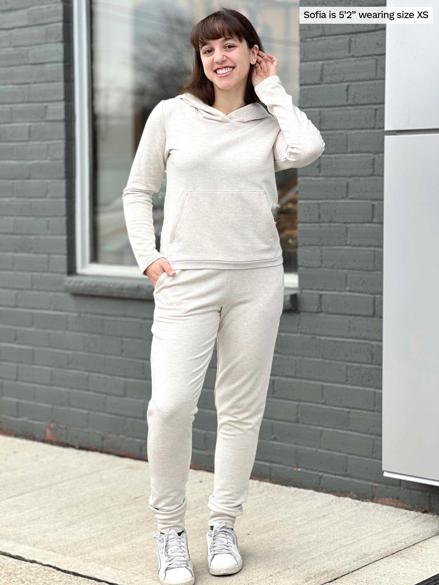Linaya luxe fleece jogger  Sustainable women's clothing made in