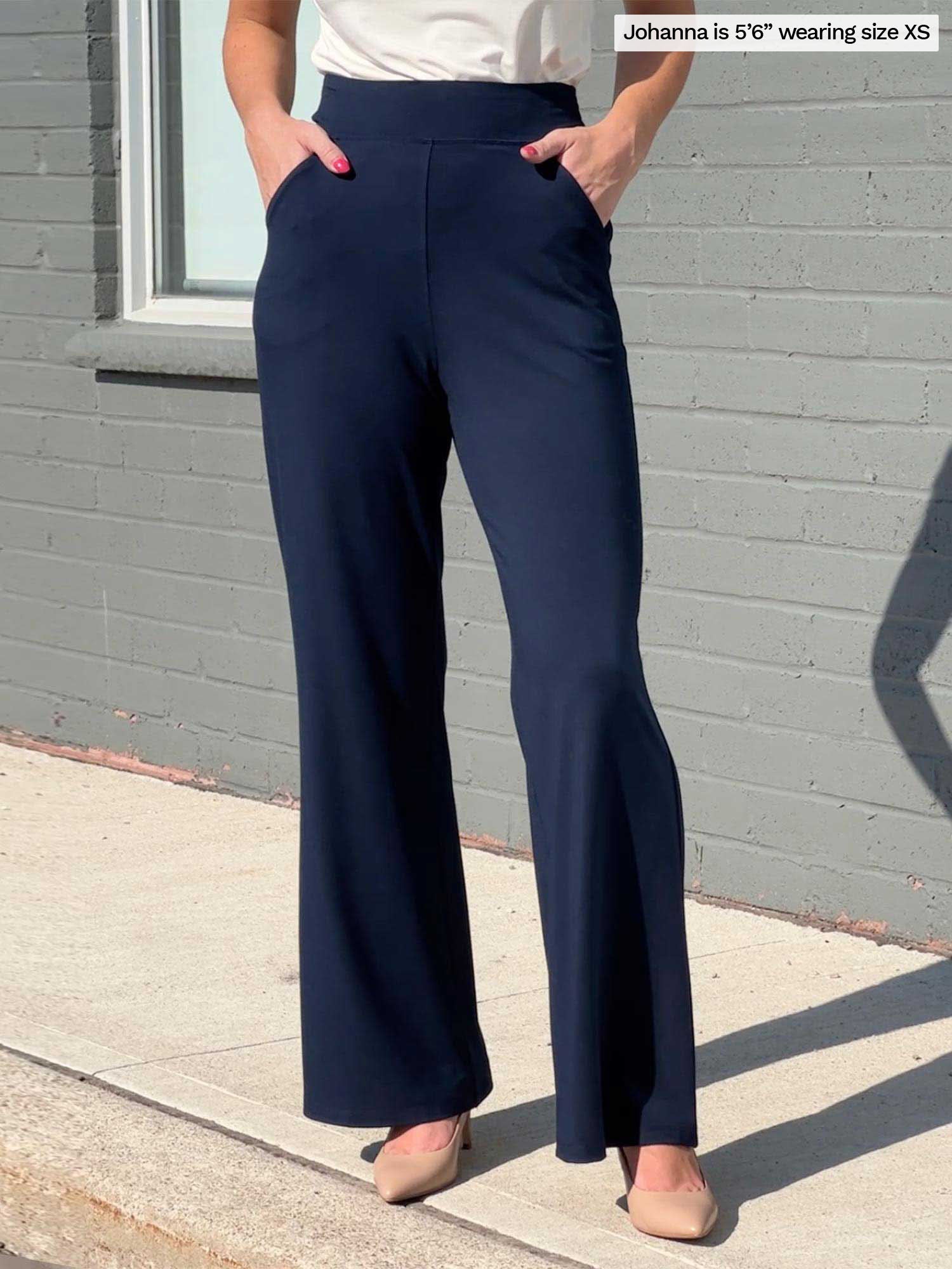 Buttery Soft High Waist Wide Leg Yoga Pants with Pockets for Women, Petite  Regular Tall Sizes