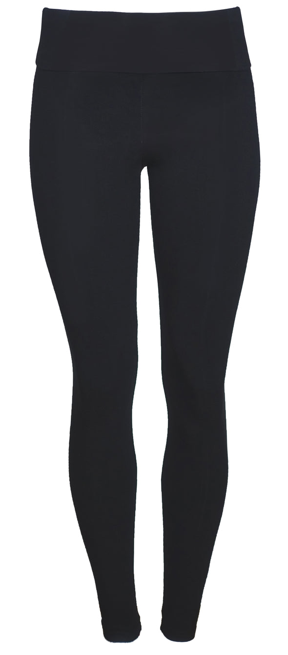Lisa2 colourful high waisted legging - port melange / regular / xsmall
