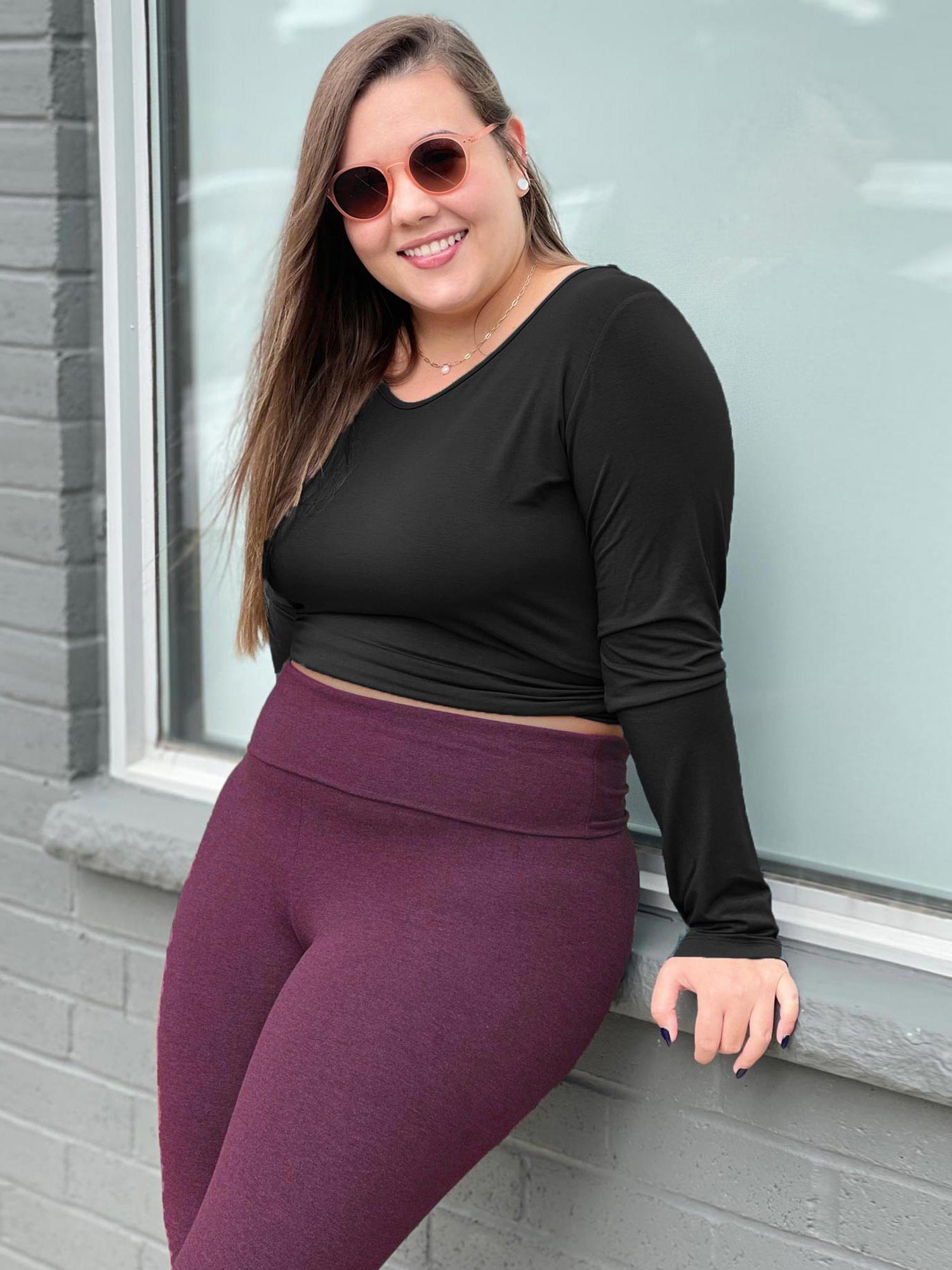Smooth It Out High Rise Legging - Charcoal  High rise leggings, Fashion,  Thick girls outfits